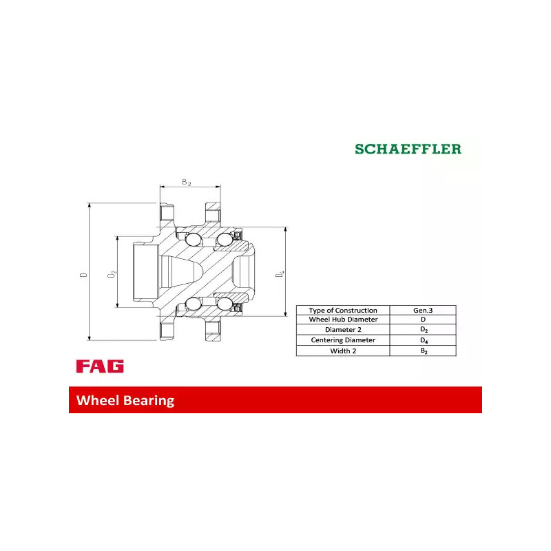 Rato guolio komplektas  FAG 713 6105 00