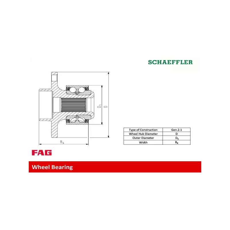 Rato guolio komplektas  FAG 713 6105 70