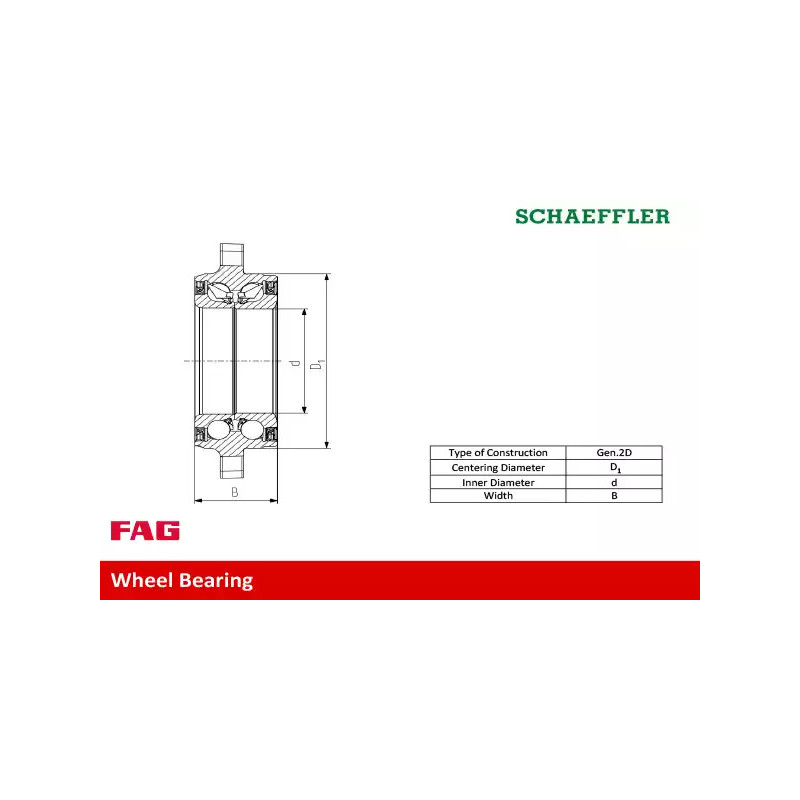 Rato guolio komplektas  FAG 713 6123 00