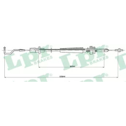 Akceleratoriaus trosas  LPR C0003A