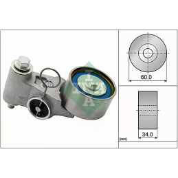 Paskirstymo diržo įtempiklio skriemulys  INA 531 0655 20
