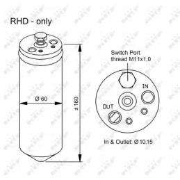 Oro kondicionieriaus džiovintuvas  NRF 33320