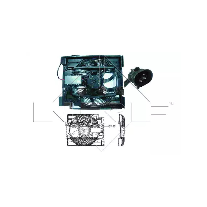 Radiatoriaus ventiliatorius  NRF 47211