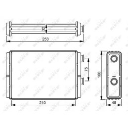 Salono radiatorius  NRF 53233