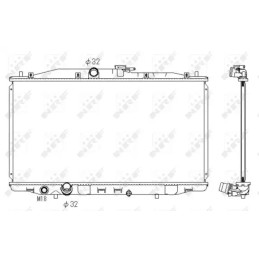 Variklio aušinimo radiatorius  NRF 53392