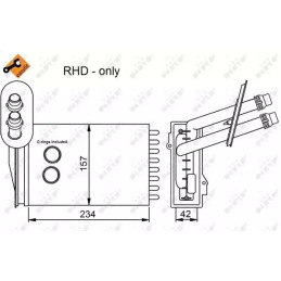 Salono radiatorius  NRF 53402