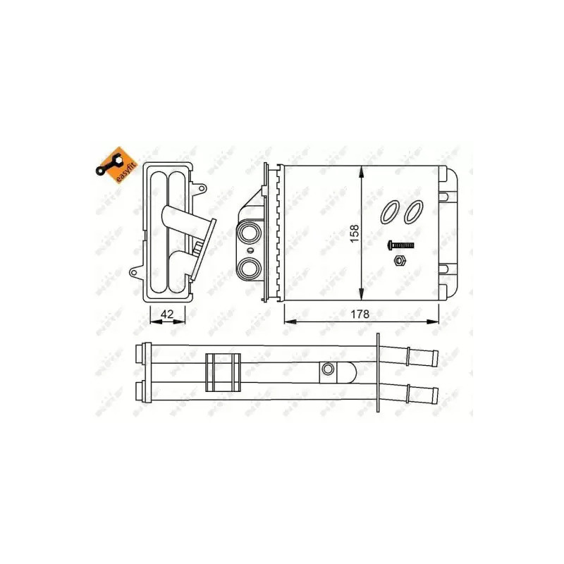 Salono radiatorius  NRF 53641