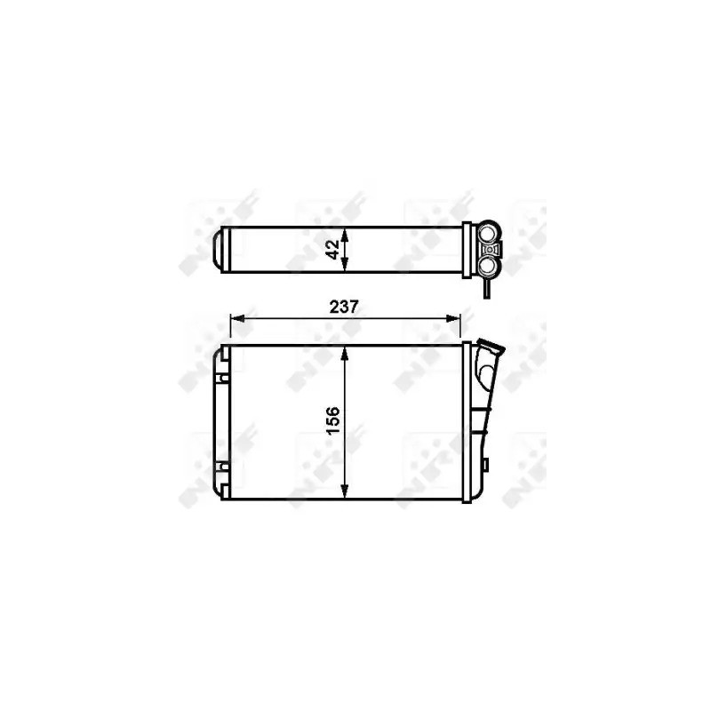 Salono radiatorius  NRF 54238