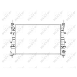 Variklio aušinimo radiatorius  NRF 54503