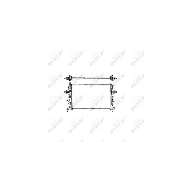 Variklio aušinimo radiatorius  NRF 58176
