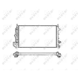 Variklio aušinimo radiatorius  NRF 58205