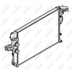 Variklio aušinimo radiatorius  NRF 58430