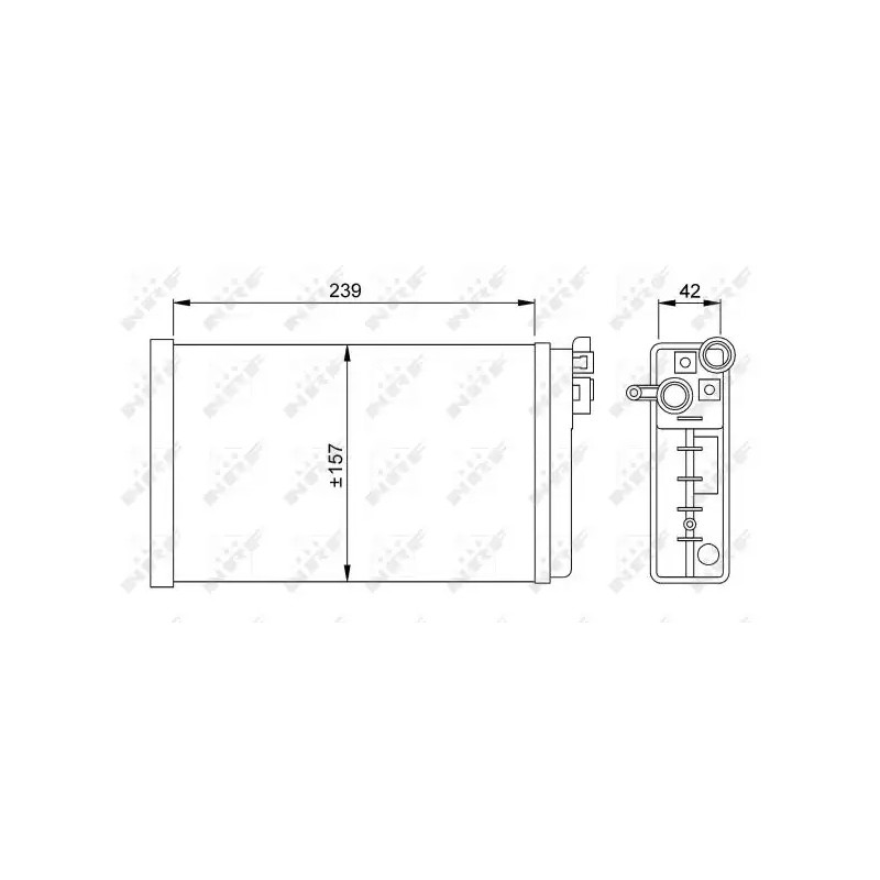 Salono radiatorius  NRF 58640