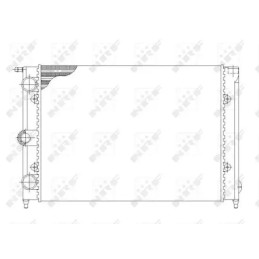 Variklio aušinimo radiatorius  NRF 58697