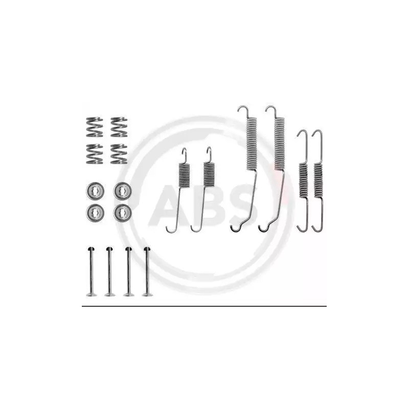 Stabdžių trinkelių priedų komplektas  A.B.S. 0618Q