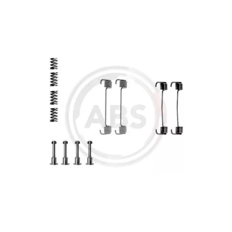 Stovėjimo stabdžių trinkelių priedų komplektas  A.B.S. 0620Q