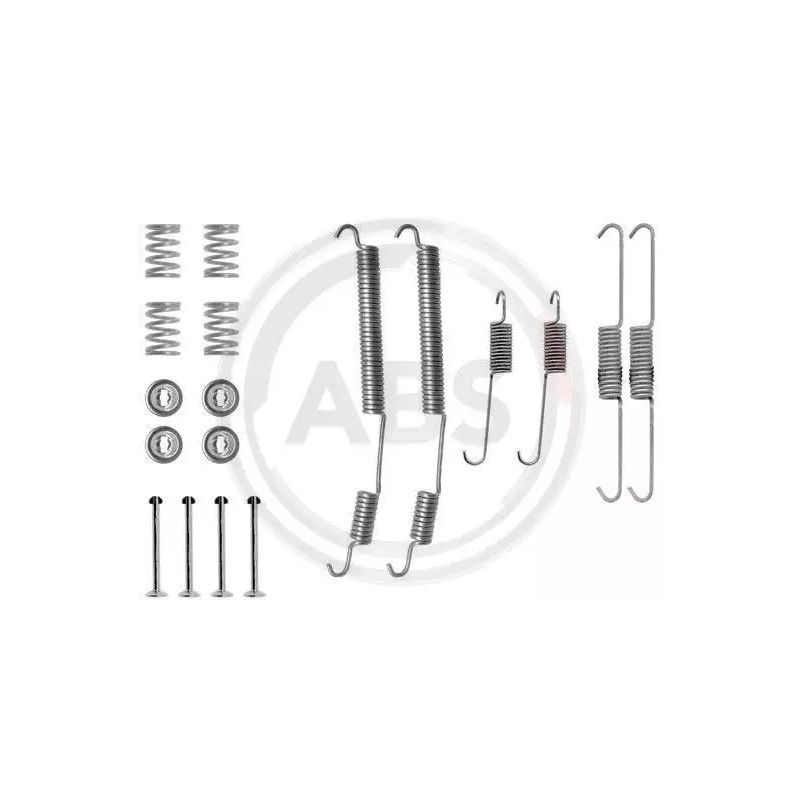 Stabdžių trinkelių priedų komplektas  A.B.S. 0753Q