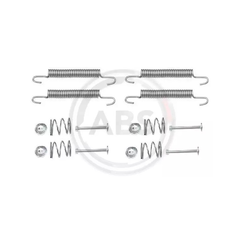 Stovėjimo stabdžių trinkelių priedų komplektas  A.B.S. 0791Q