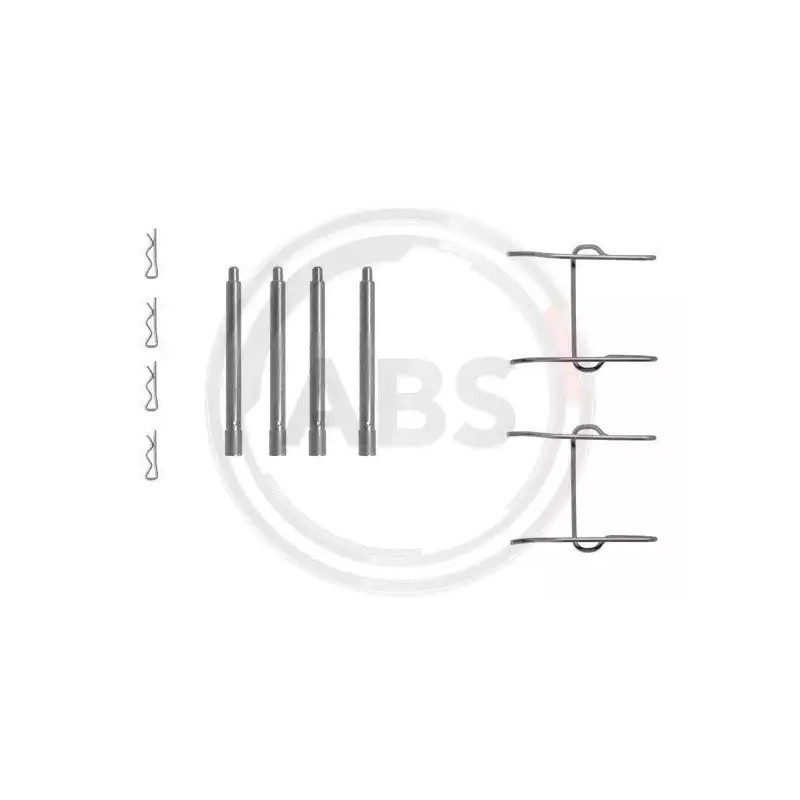 Diskinių stabdžių trinkelių priedų komplektas  A.B.S. 1149Q