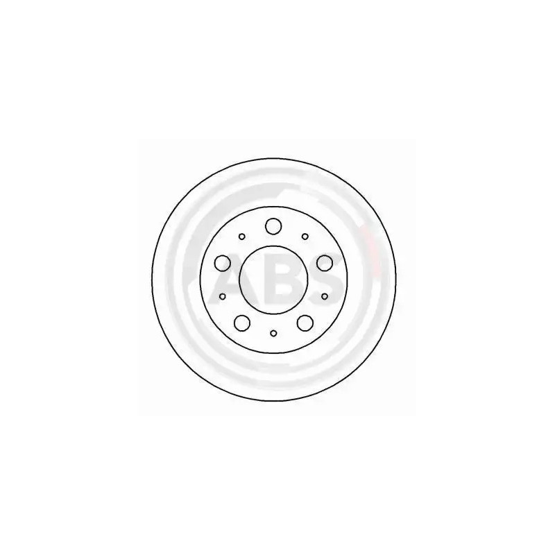 Stabdžių diskas  A.B.S. 15933