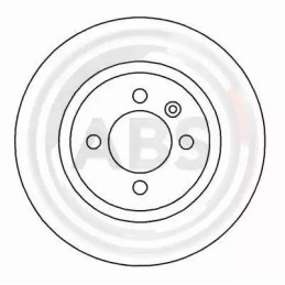 Stabdžių diskas  A.B.S. 16069