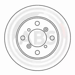 Stabdžių diskas  A.B.S. 16625
