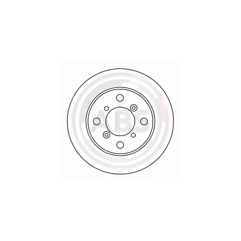Stabdžių diskas  A.B.S. 16625