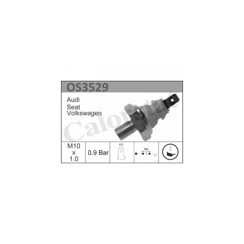 Alyvos slėgio jungiklis  CALORSTAT by Vernet OS3529
