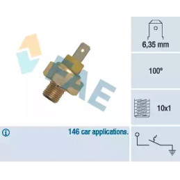 Aušinimo skyščio įspėjimo lemputės temperatūros jungiklis  FAE 35350
