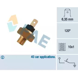 Aušinimo skyščio įspėjimo lemputės temperatūros jungiklis  FAE 35520