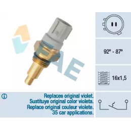 Radiatoriaus ventiliatoriaus temperatūros jungiklis  FAE 36390