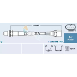 Lambda jutiklis  FAE 77901