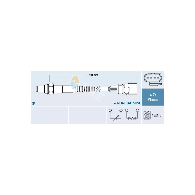 Lambda jutiklis  FAE 77901