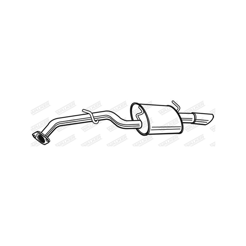 Galinis duslintuvas  WALKER 23900