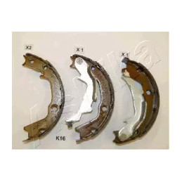 Stabdžių trinkelių komplektas  ASHIKA 55-0K-K16