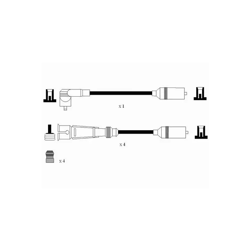 Uždegimo laidų komplektas  NGK 0510