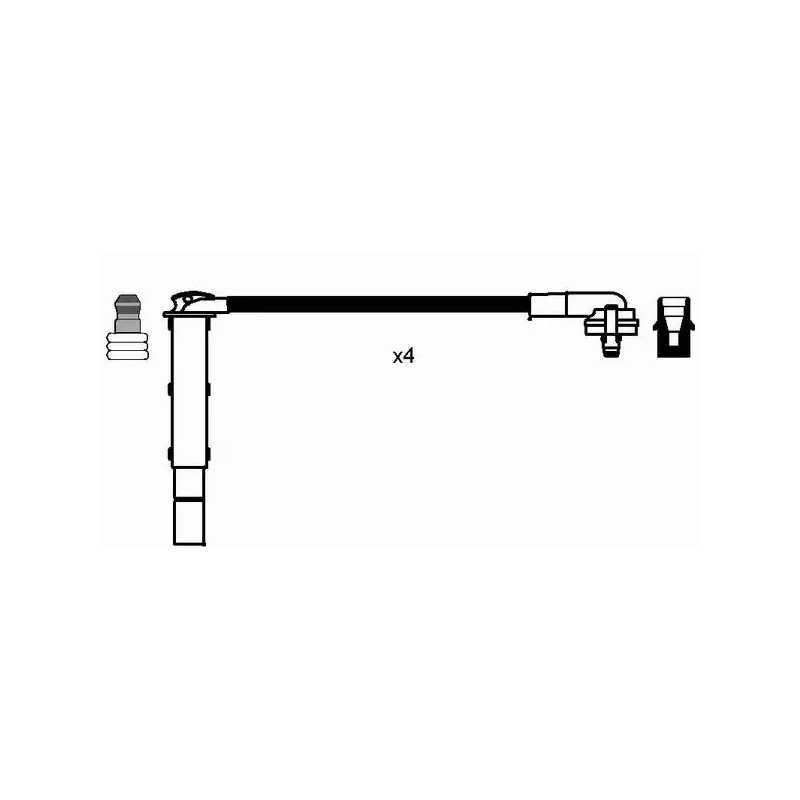 Uždegimo laidų komplektas  NGK 0640