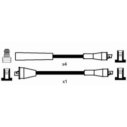 Uždegimo laidų komplektas  NGK 0678
