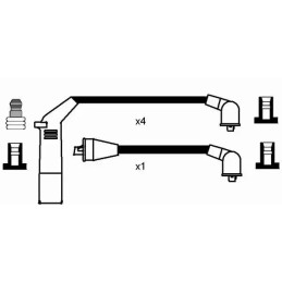 Uždegimo laidų komplektas  NGK 0710