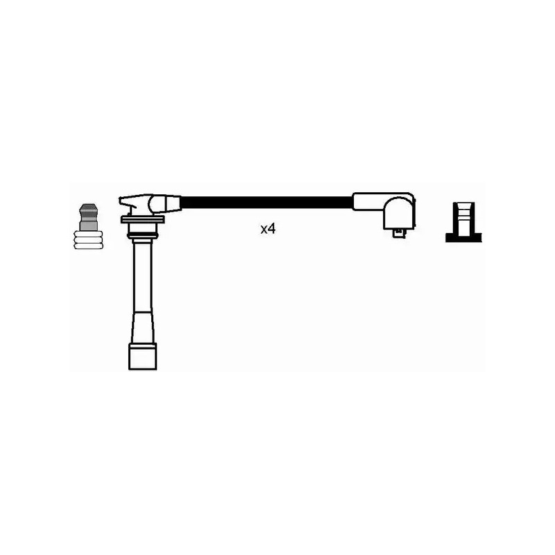 Uždegimo laidų komplektas  NGK 0709