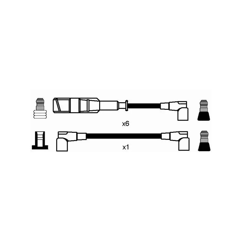 Uždegimo laidų komplektas  NGK 0746