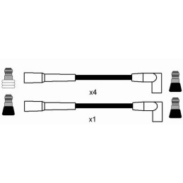 Uždegimo laidų komplektas  NGK 0778