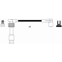 Uždegimo laidų komplektas  NGK 0808