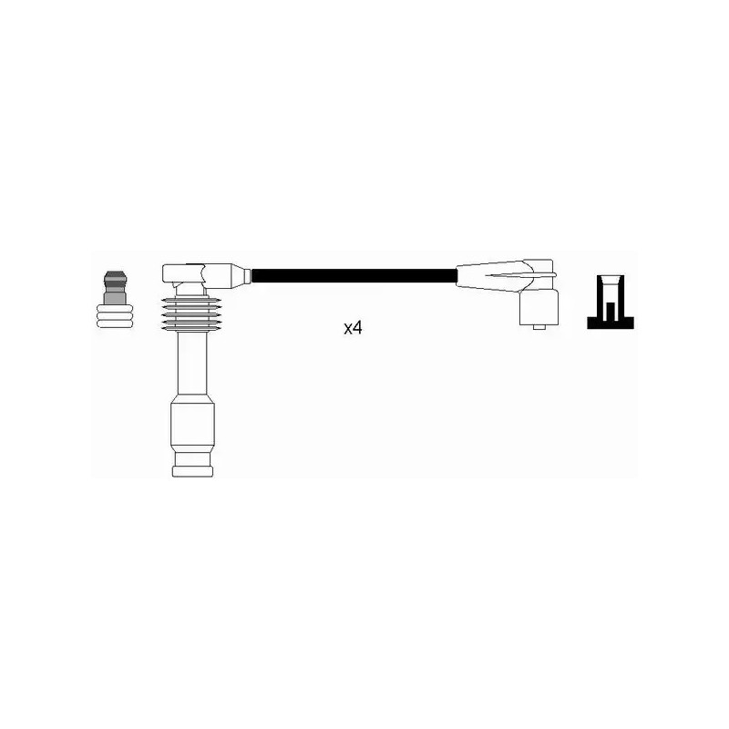 Uždegimo laidų komplektas  NGK 0808
