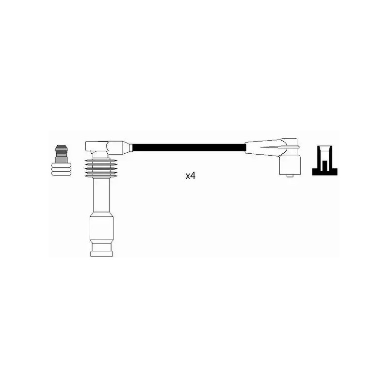 Uždegimo laidų komplektas  NGK 0810