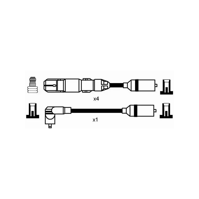 Uždegimo laidų komplektas  NGK 0956