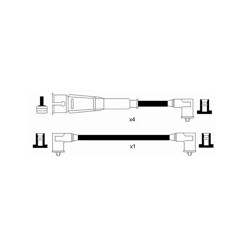 Uždegimo laidų komplektas  NGK 2583