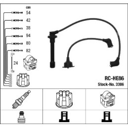 Uždegimo laidų komplektas  NGK 3386