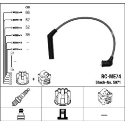 Uždegimo laidų komplektas  NGK 5071