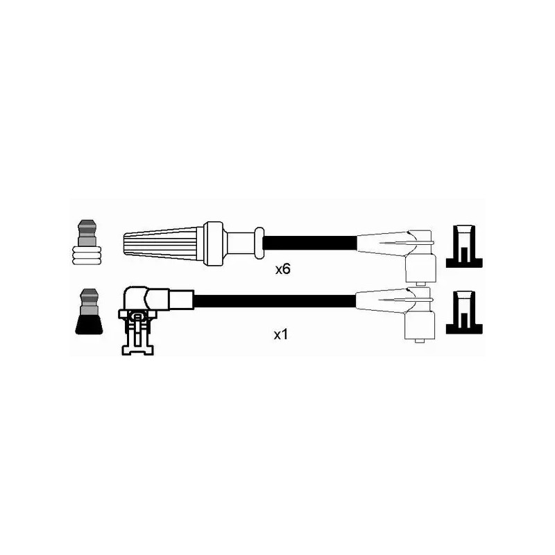 Uždegimo laidų komplektas  NGK 7183